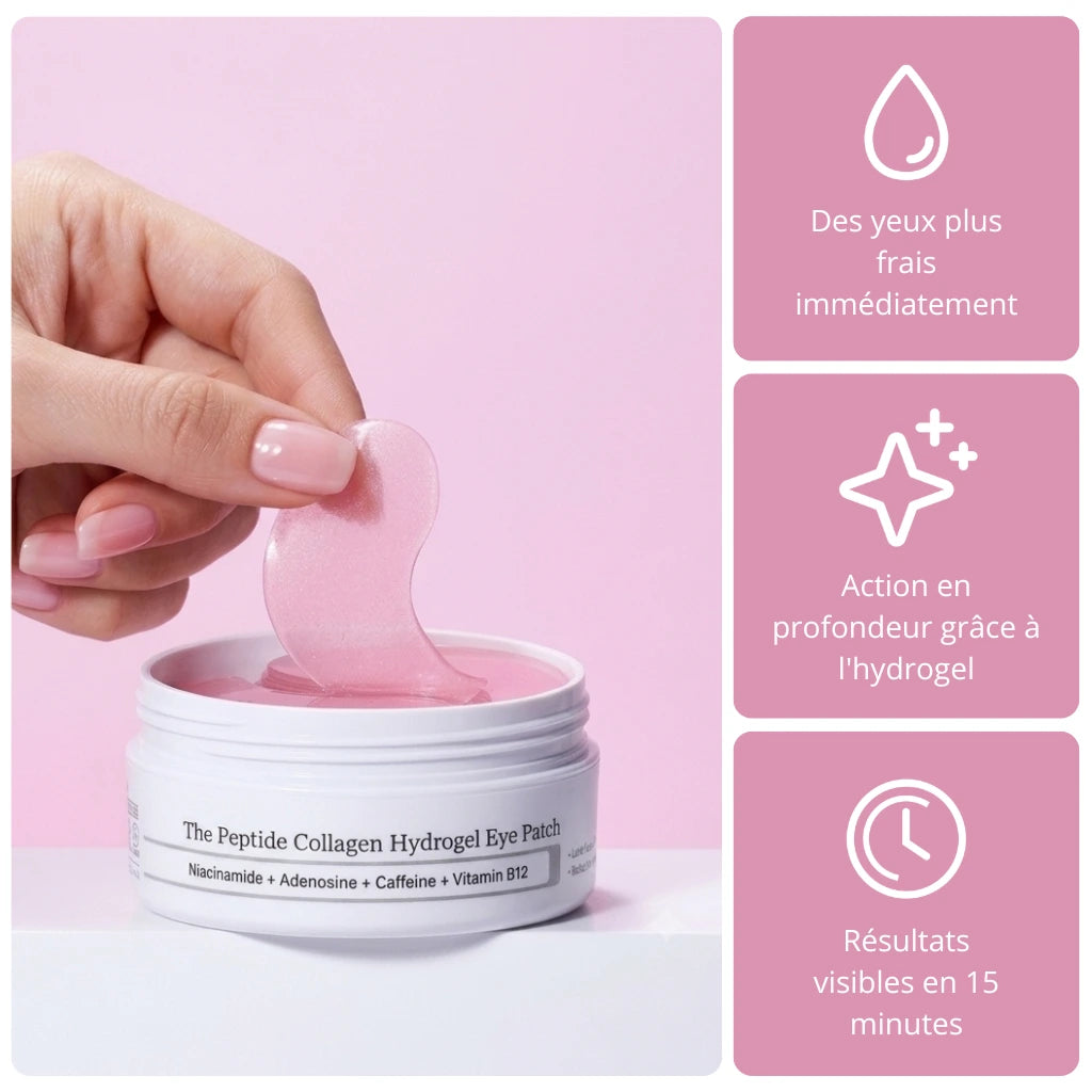 Patchs Hydrogel Anti-Cernes - Collagène & Peptides