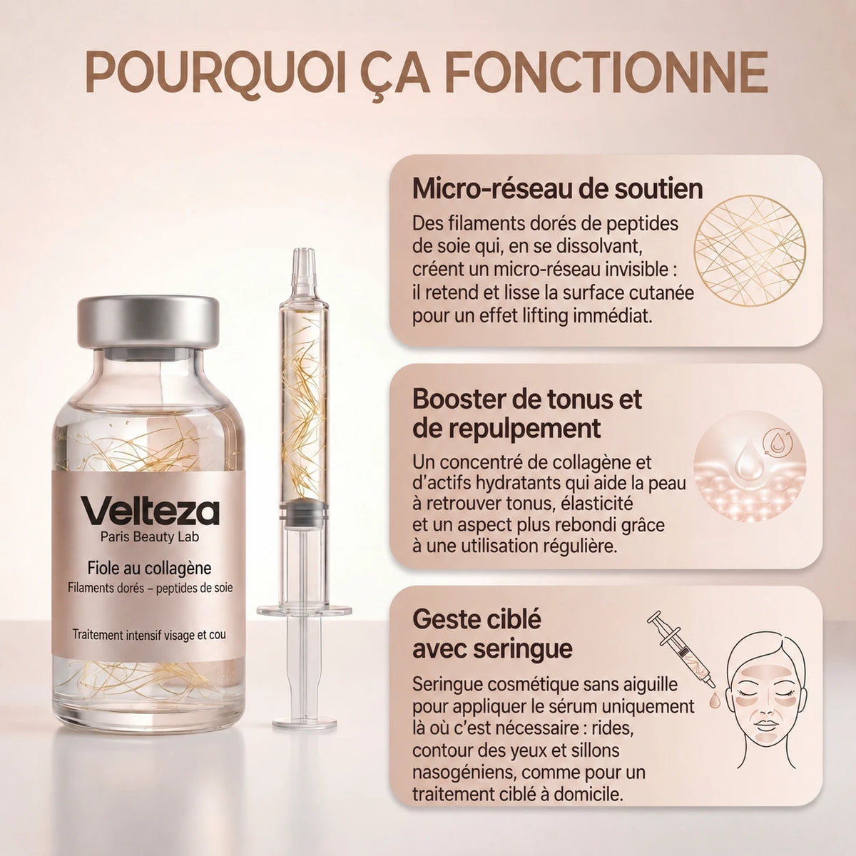 Sérum Coréen Effet Lifting dès la Première Application