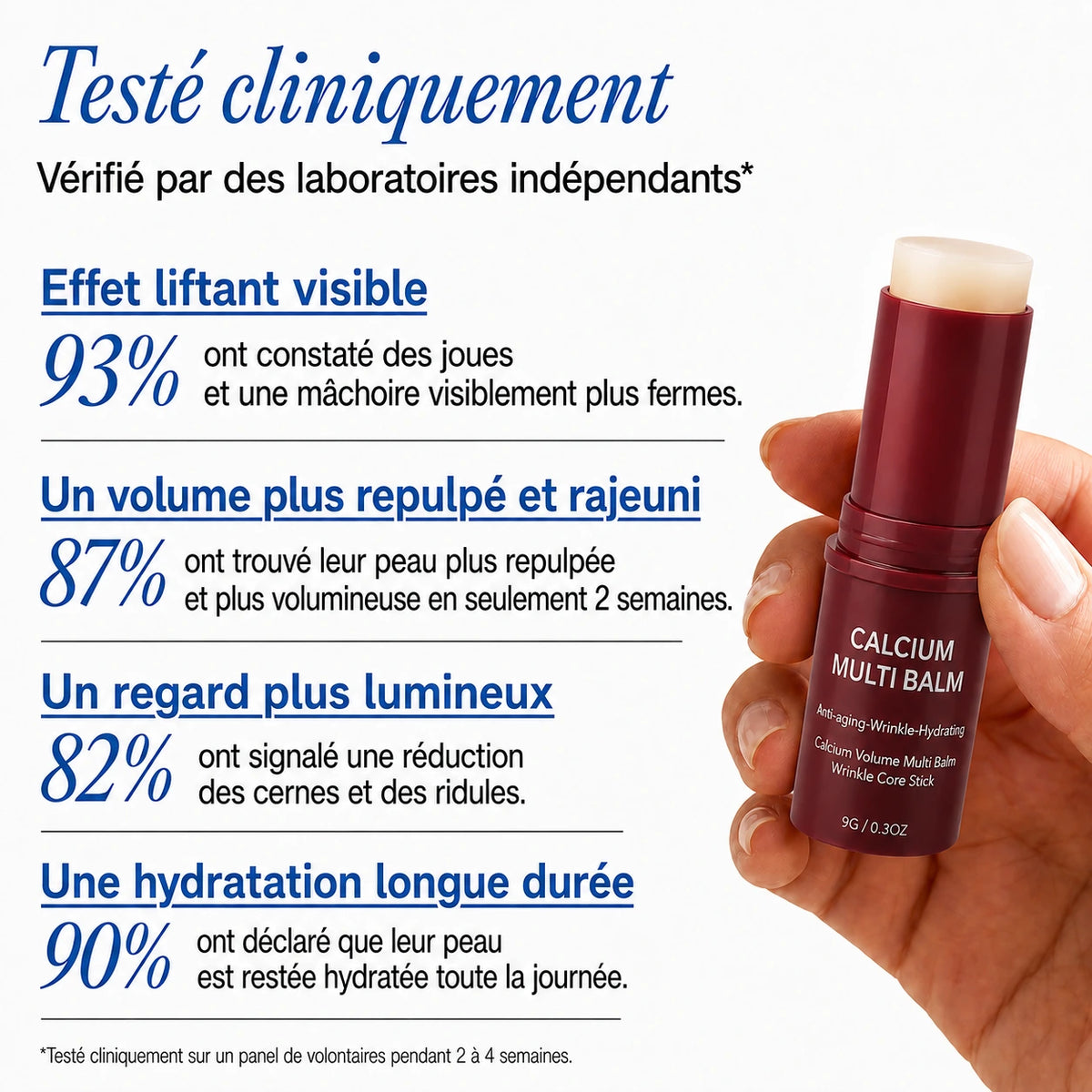 Stick Anti-Âge au Calcium et Collagène