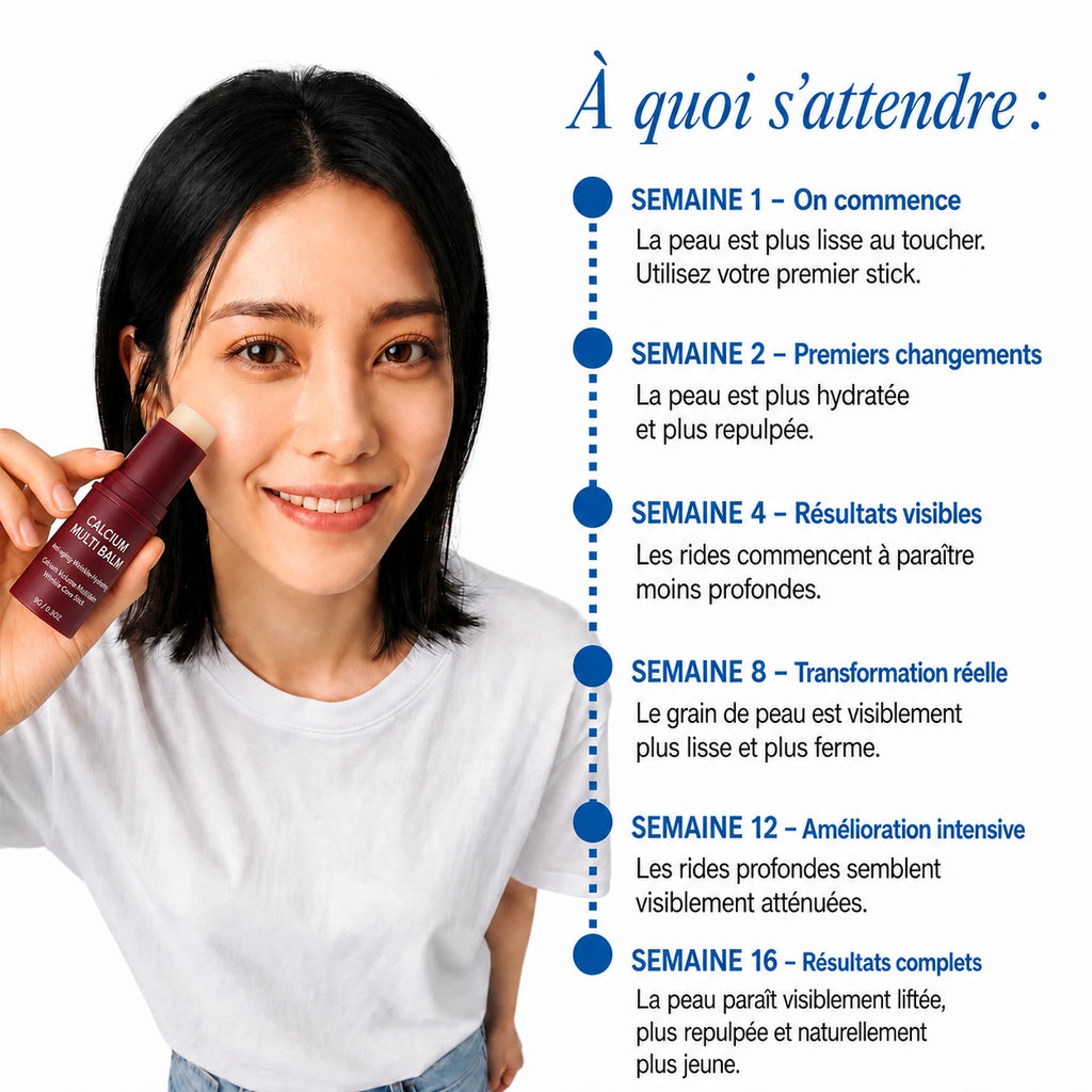 Stick Anti-Âge au Calcium et Collagène